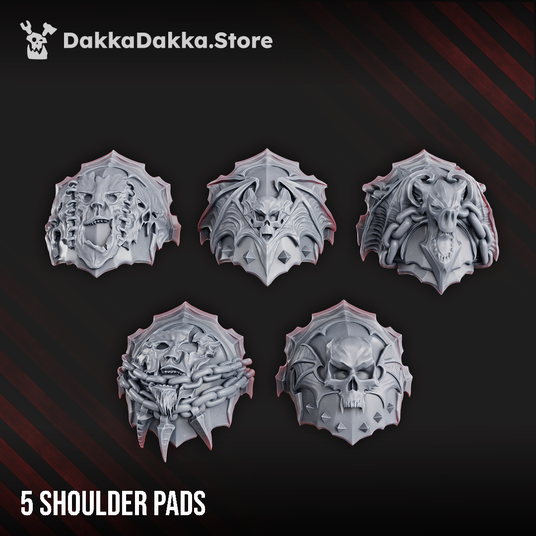 Nocturnal Shoulder Pads Set №2 Set of 5