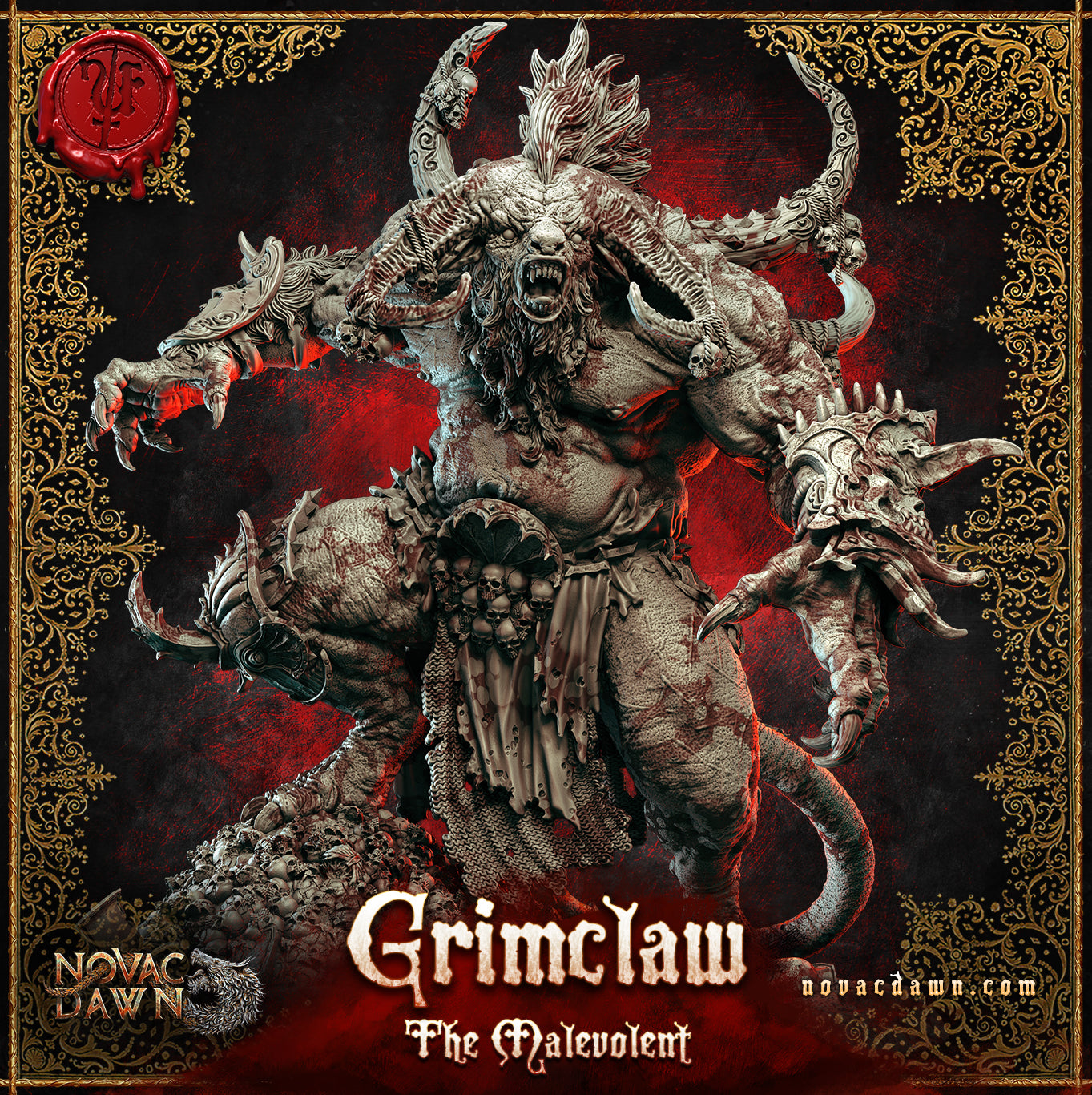 Grimclaw the Malevolent 100mm Base