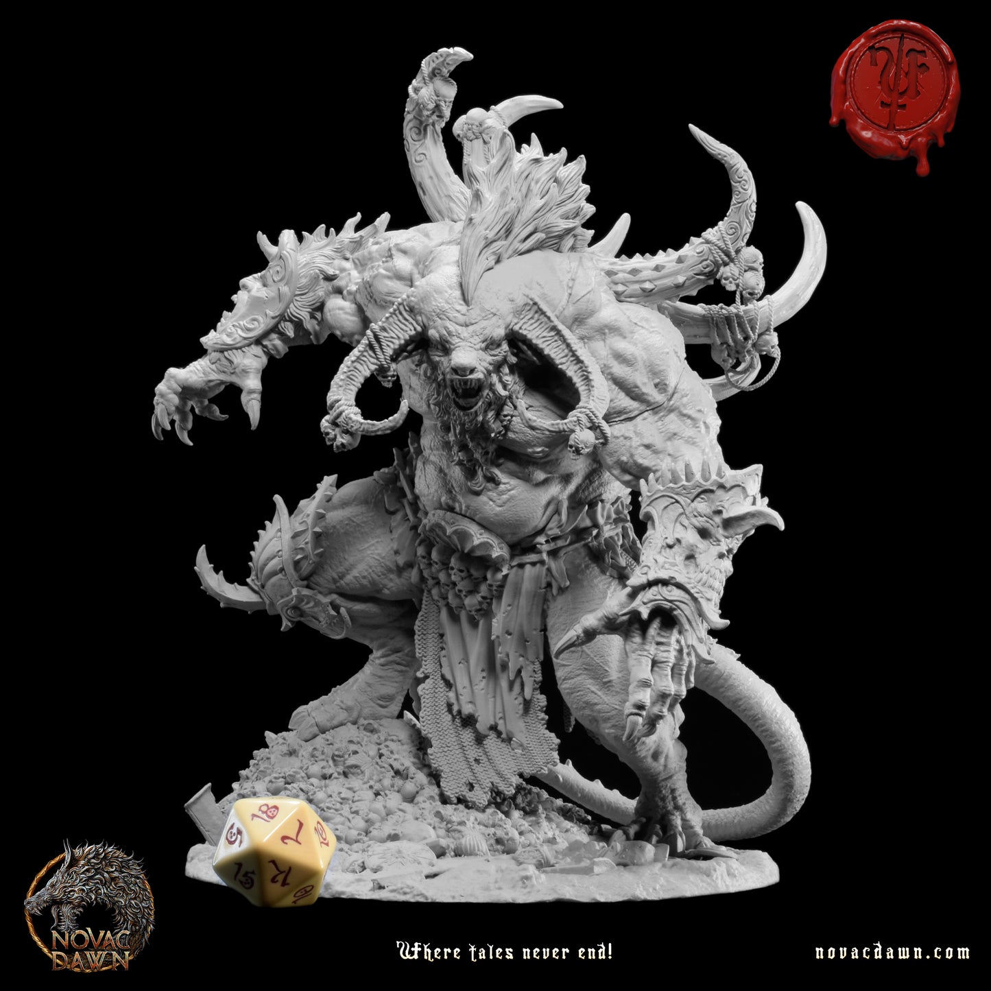Grimclaw the Malevolent 100mm Base
