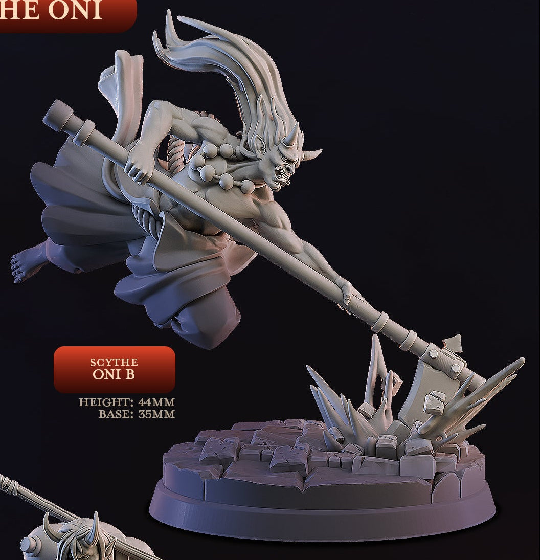 Scythe Oni | Age of the Oni | Cast n Play 35mm Base