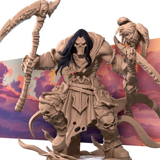 Pale Demon Rider 25mm Base