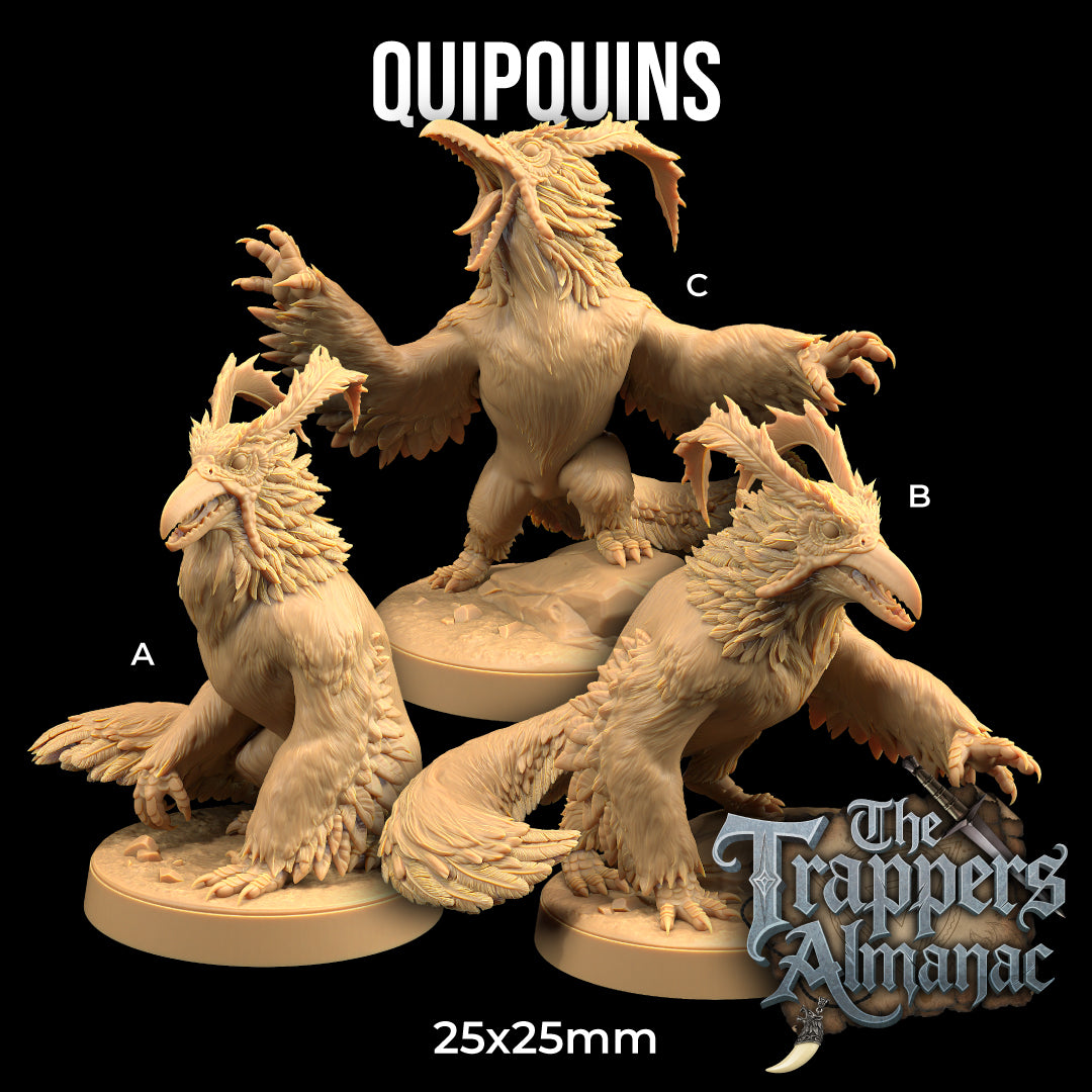 Quipquins | The Trappers Almanac BASE SIZE 25mm