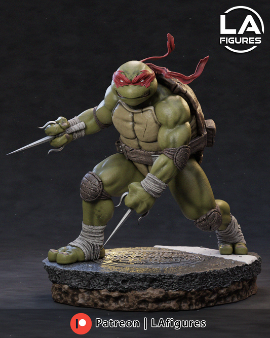 TMNT Raphael Custom Statue 6 Tall Unpainted Models