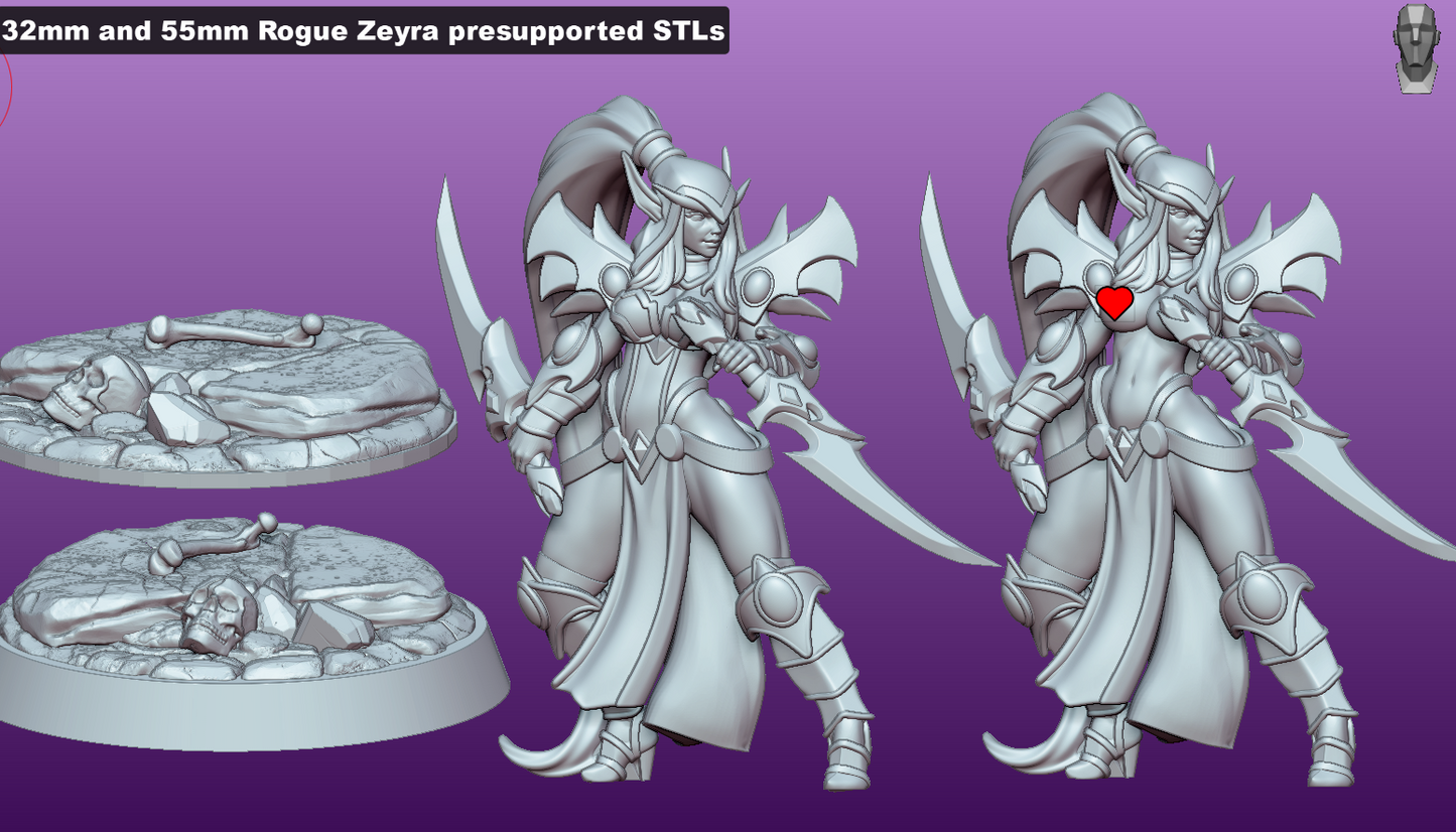 Zeyra – Shadow Rogue 32mm and 55mm