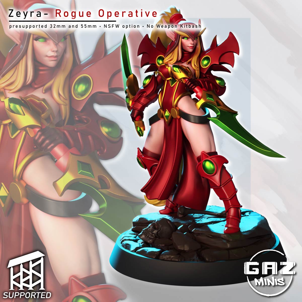 Zeyra – Shadow Rogue 32mm and 55mm