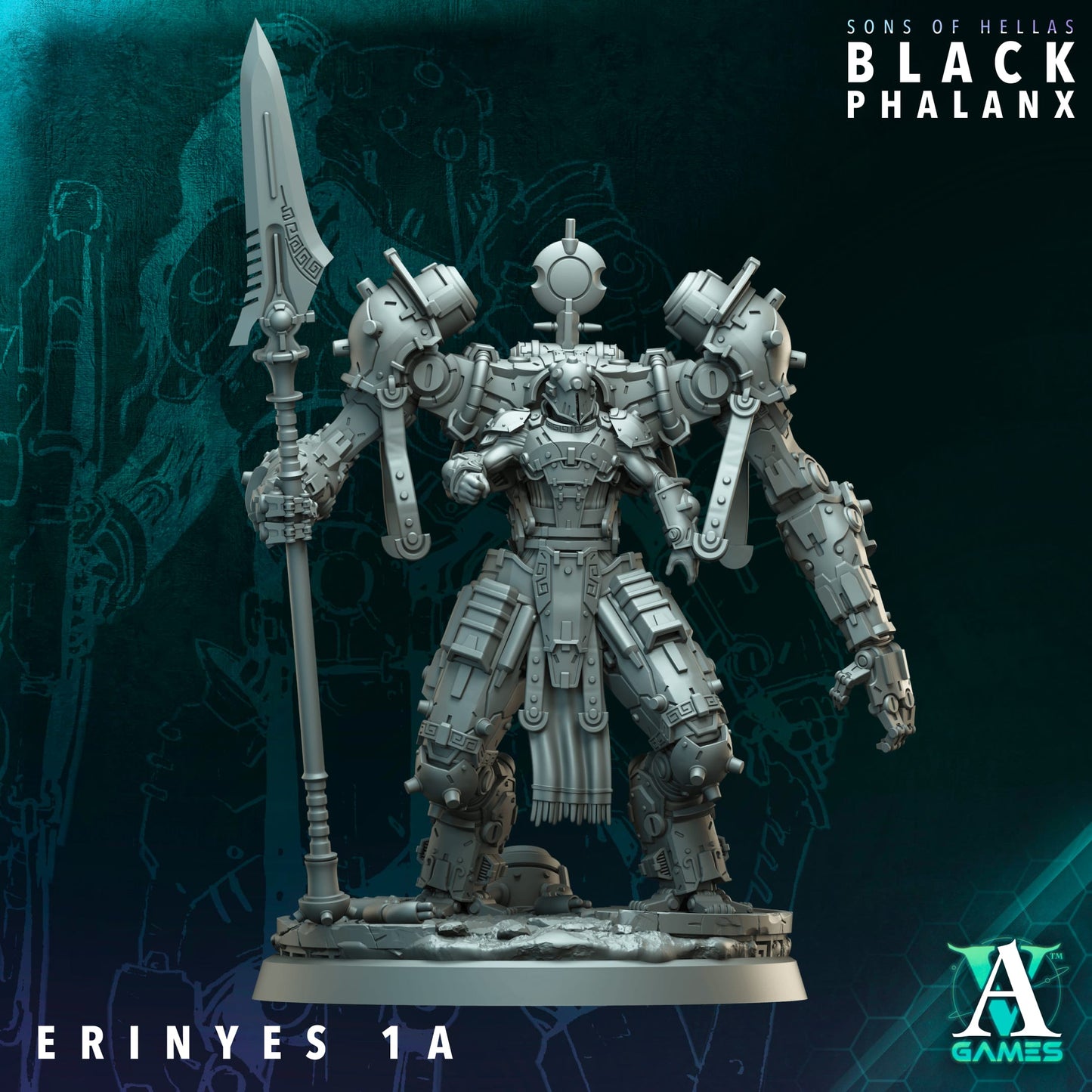 Sons of Hellas Erinyes #2 50mm Base