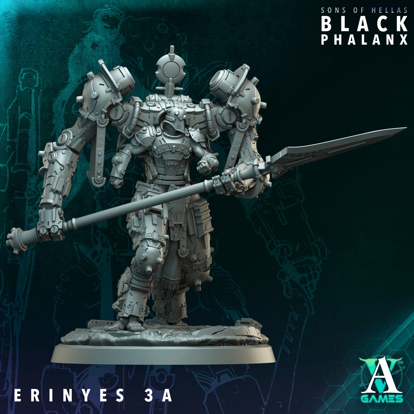 Sons of Hellas Erinyes #2 50mm Base