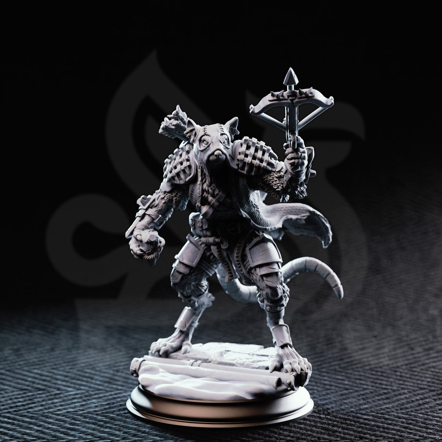 3 Ratfolk Vermin Grunts - Scabbers 32mm