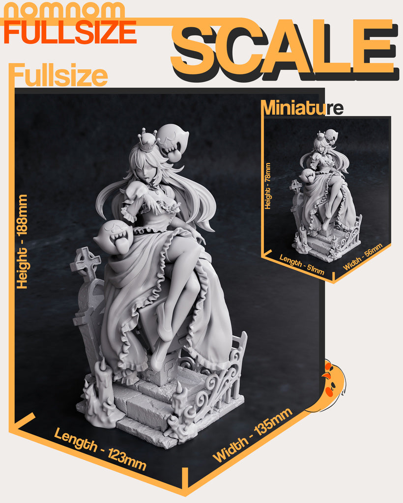 Booette from SuperMario | 14k Resolution | 3D Printed | Unassembled | Unpainted