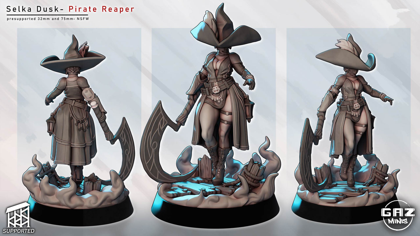 Selka Dusk – Pirate Reaper 32mm and 75mm