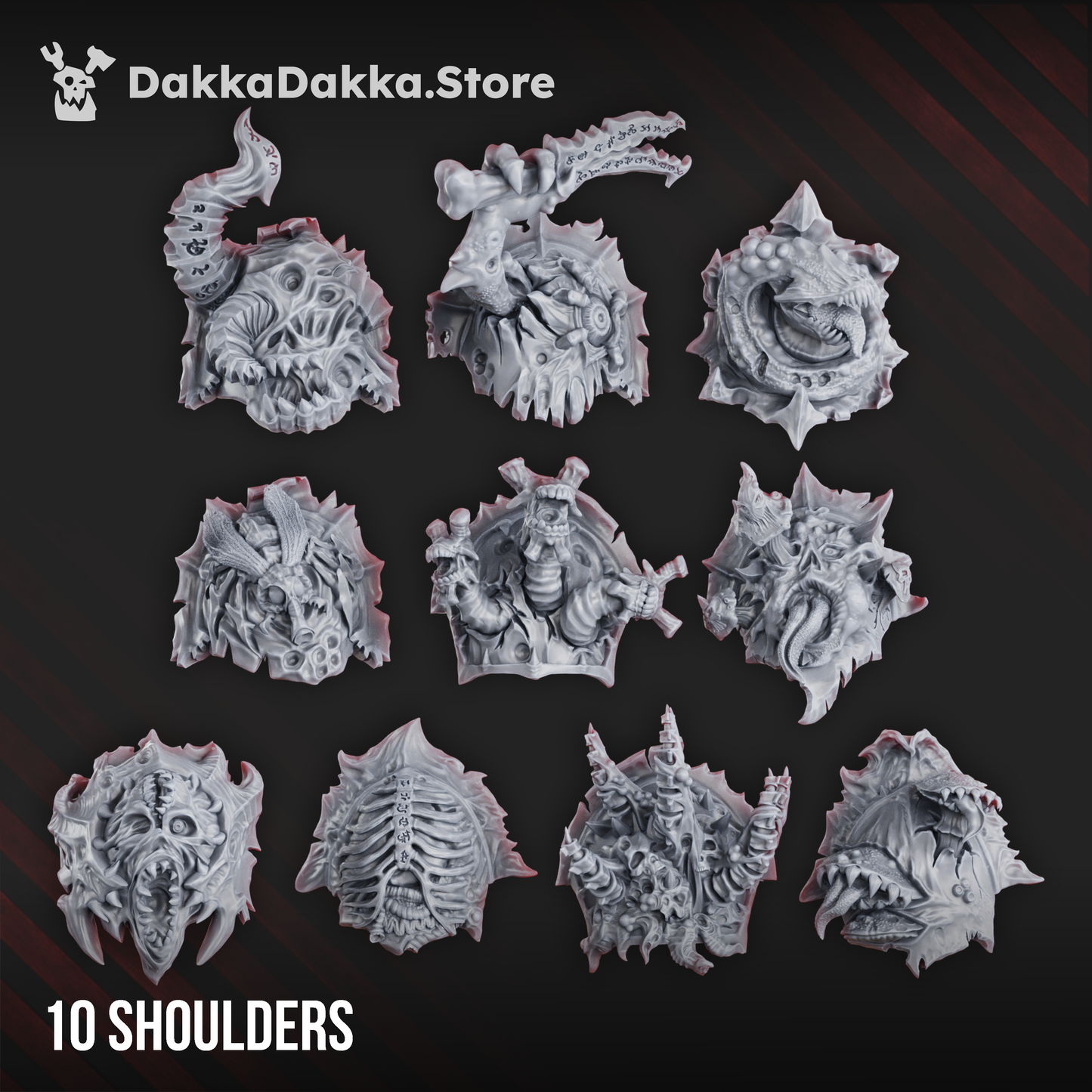 Pandemonium №3 Shoulder Pads Set x10
