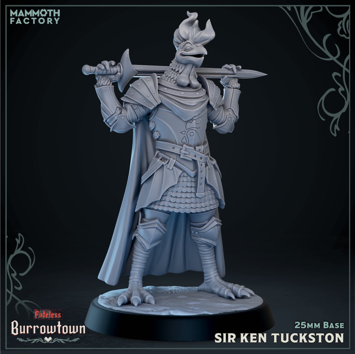 Sir Ken Tuckston/25mm Base/ Mammoth Factory