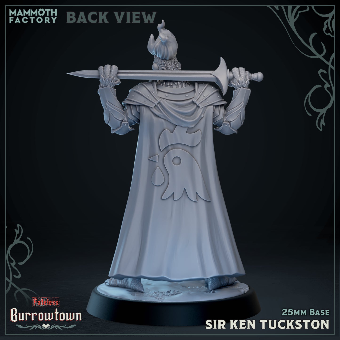Sir Ken Tuckston/25mm Base/ Mammoth Factory