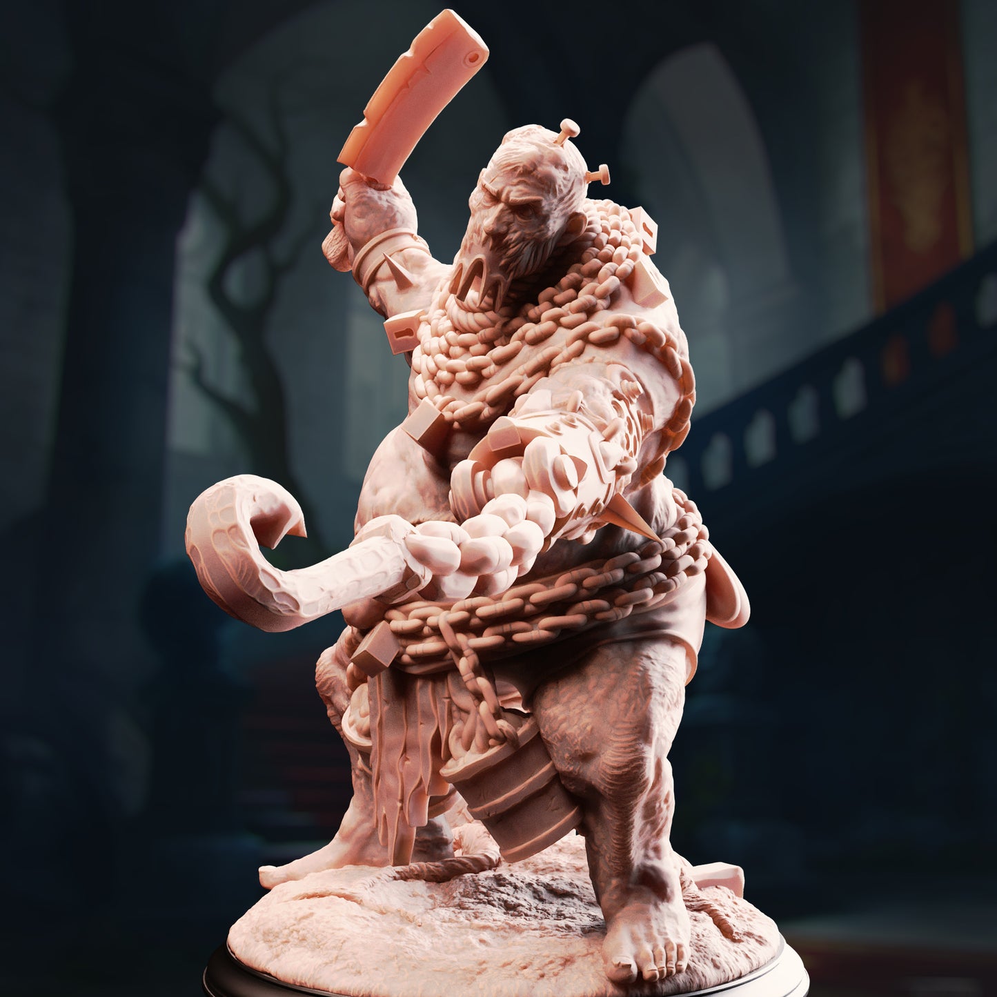Flesh Golem - The Sown One [Large Sized Model - 50mm Base]