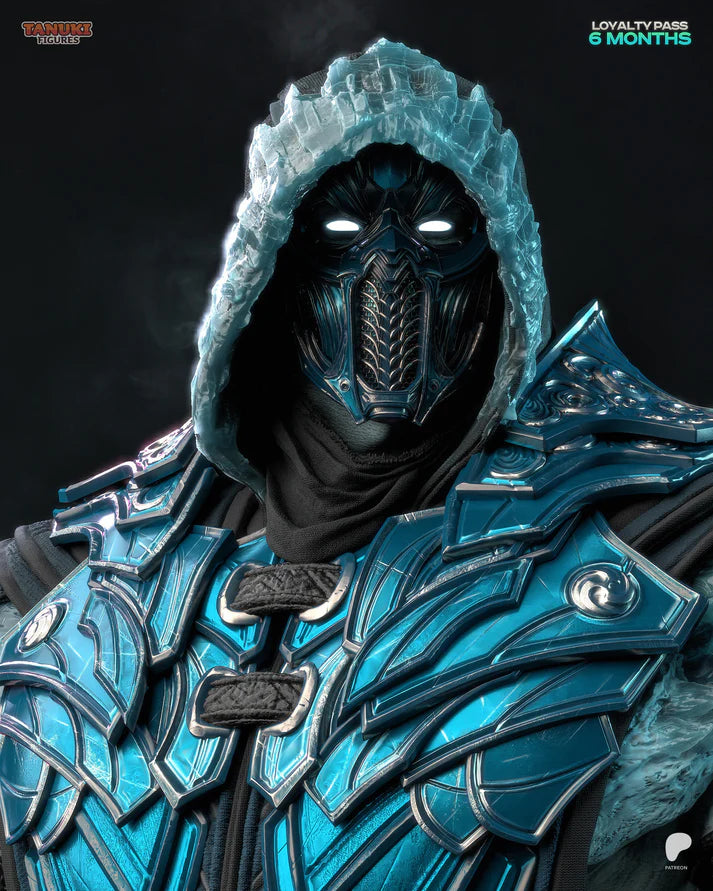 Sub-Zero - Mortal Kombat - 1:6 Scale Collectible Figures & Bust - Unpainted Kit