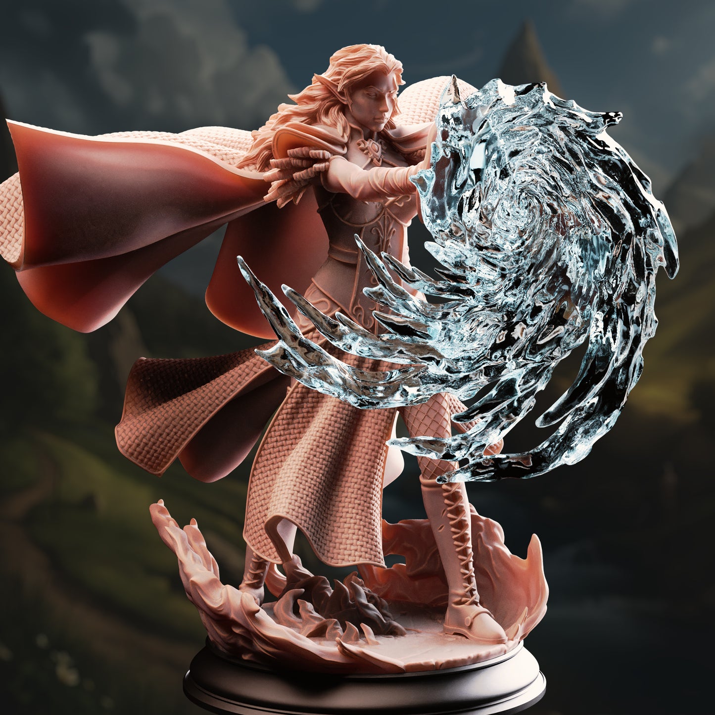 Half-Elf Arcane Sorceress - Tyria Ravensong/32mm/75mm Scale