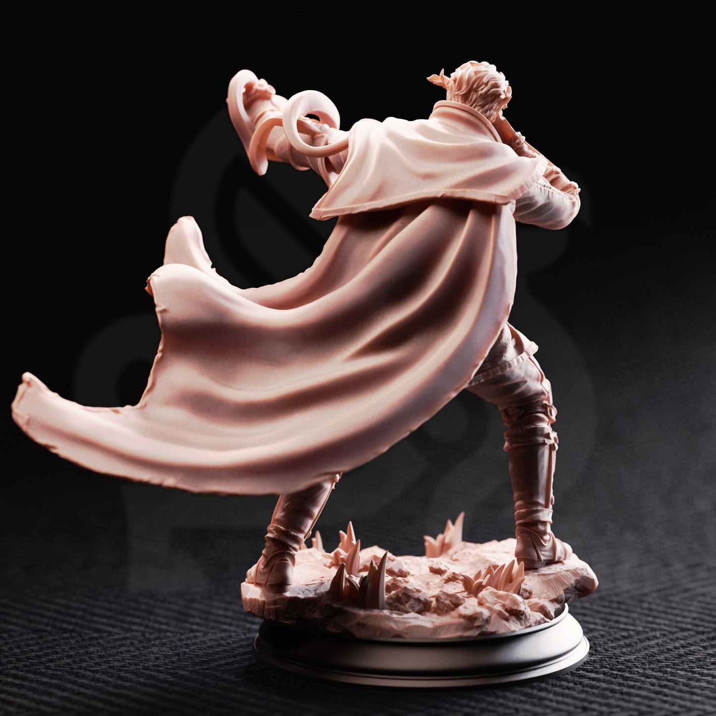 Half-Elf Psionic Initiate - Varys Farseeker/32mm/75mm Scale