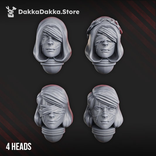 War Sister Heads "Holy Elizabeth" Bits Set