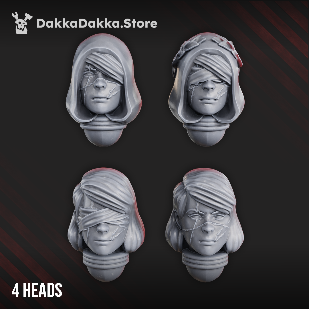 War Sister Heads "Holy Elizabeth" Bits Set