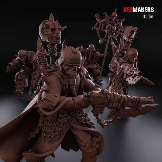 4 units Renegade Death Division - Command Squad - Heretics