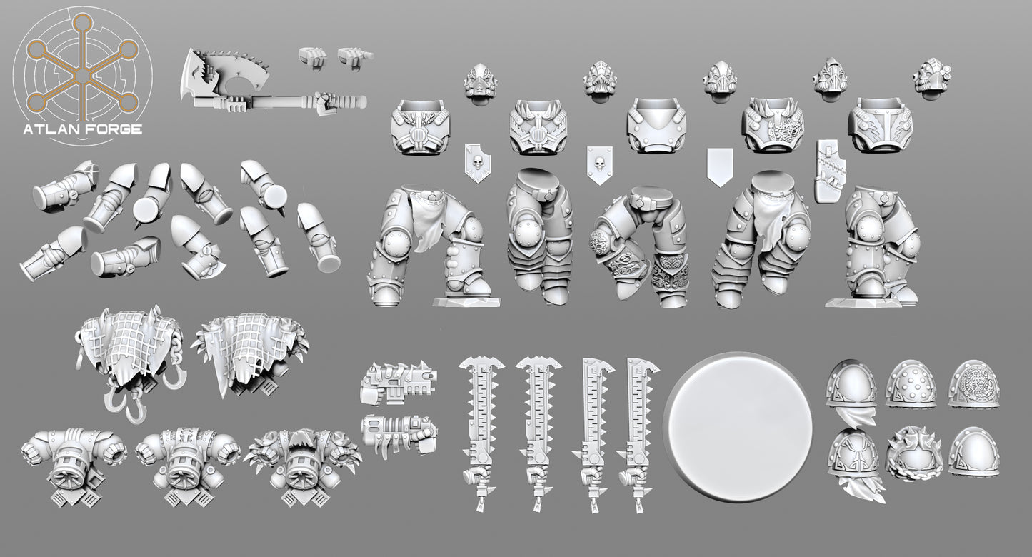 Wai Toa - Kaiwawao (Agressive Mediators) (5-Unit Set) by Atlan Forge