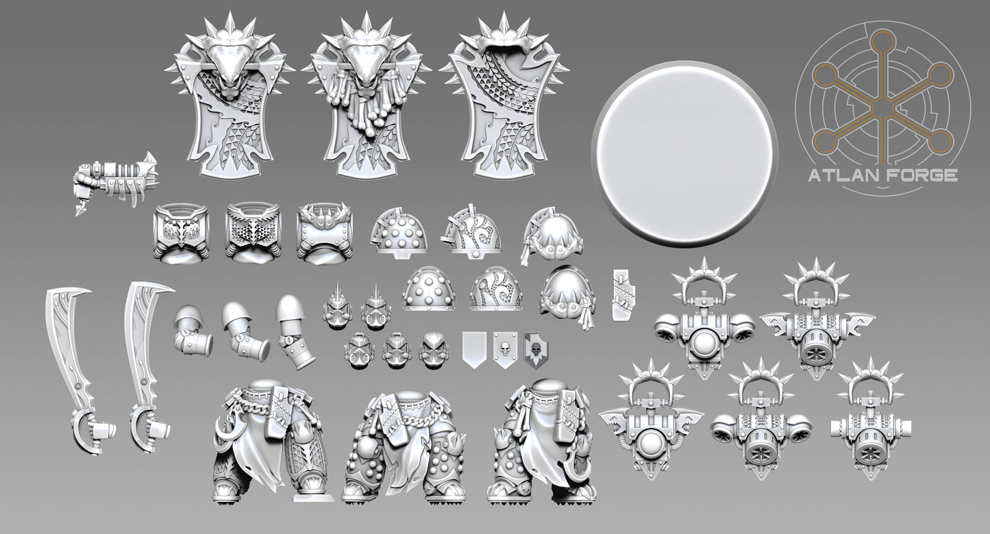 Wai Toa - Kaitaiki (Ocean Guard) (3-Unit Set) by Atlan Forge
