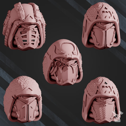 Alpha and Omega Heads x5