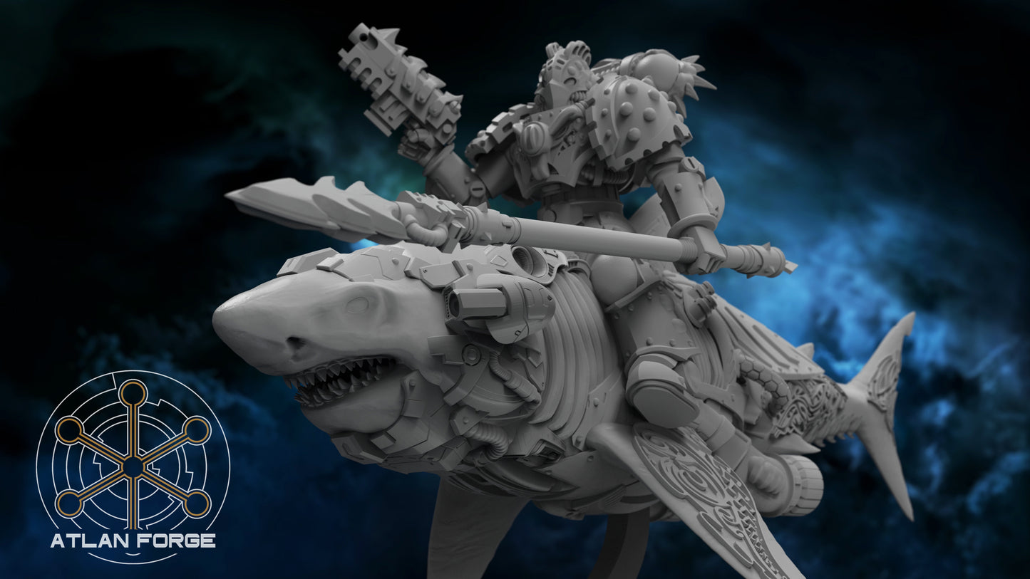 Wai Toa - Shark Riders with 90mm Base