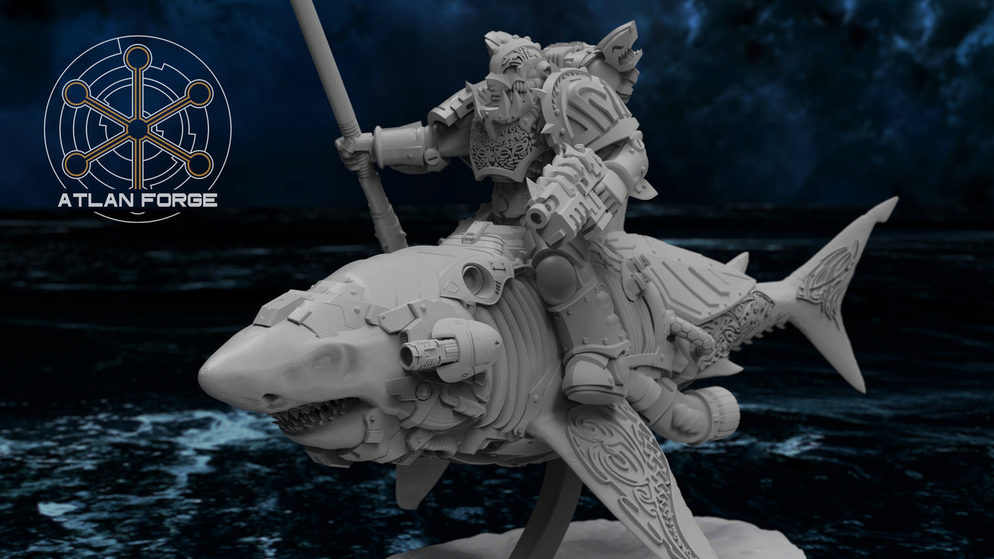 Wai Toa - Shark Riders with 90mm Base