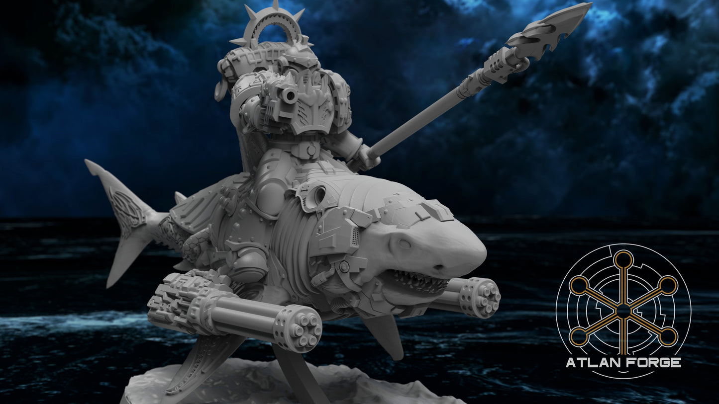 Wai Toa - Shark Riders with 90mm Base