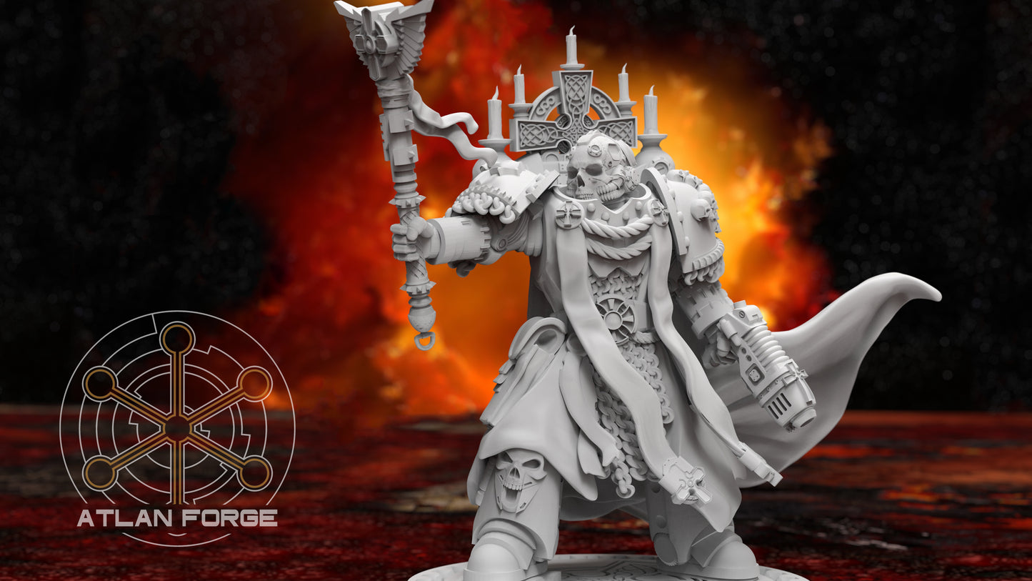 Templar Inquisitor by Atlan Forge 40mm Base