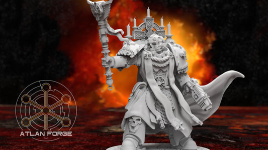 Templar Inquisitor by Atlan Forge 40mm Base