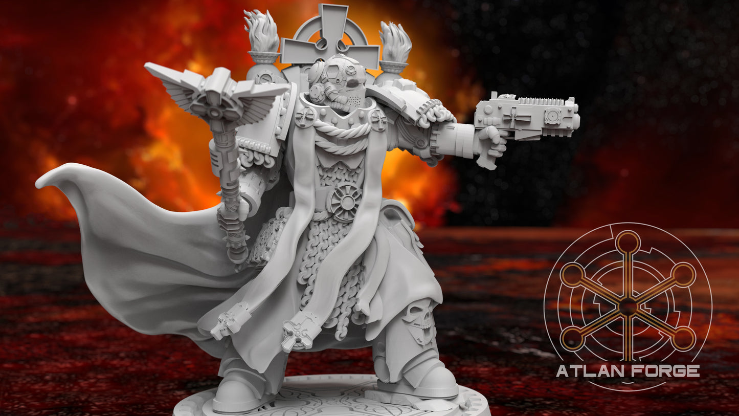 Templar Inquisitor by Atlan Forge 40mm Base