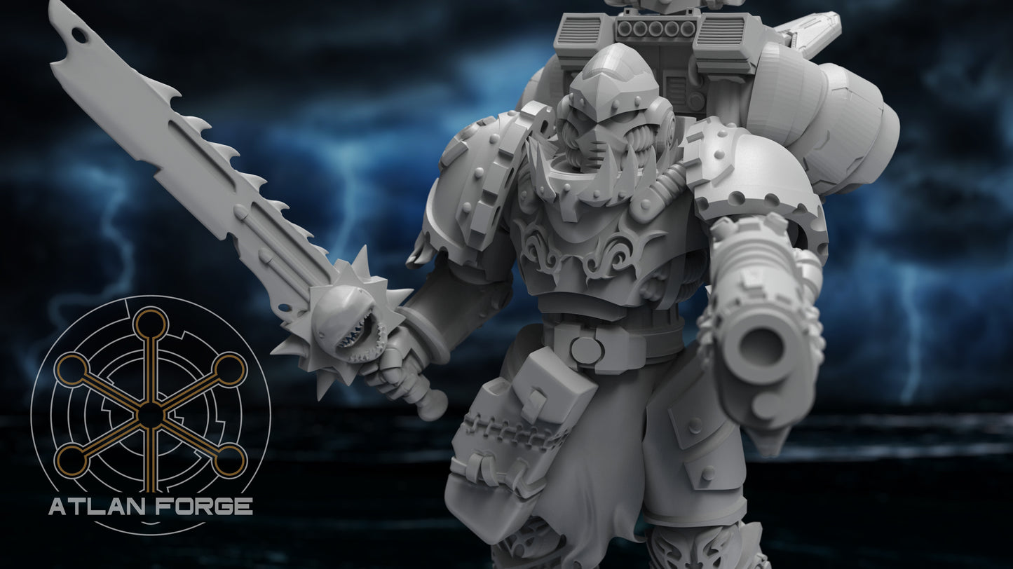 Wai Toa - Kaiwhakangau (Hunters) (5-Unit Set) by Atlan Forge 32mm Base