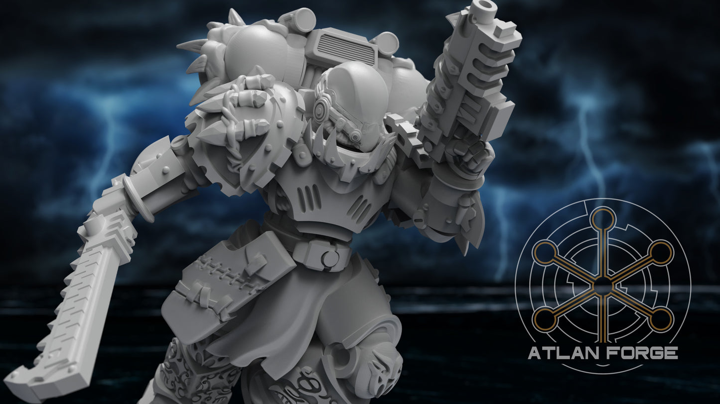 Wai Toa - Kaiwhakangau (Hunters) (5-Unit Set) by Atlan Forge 32mm Base
