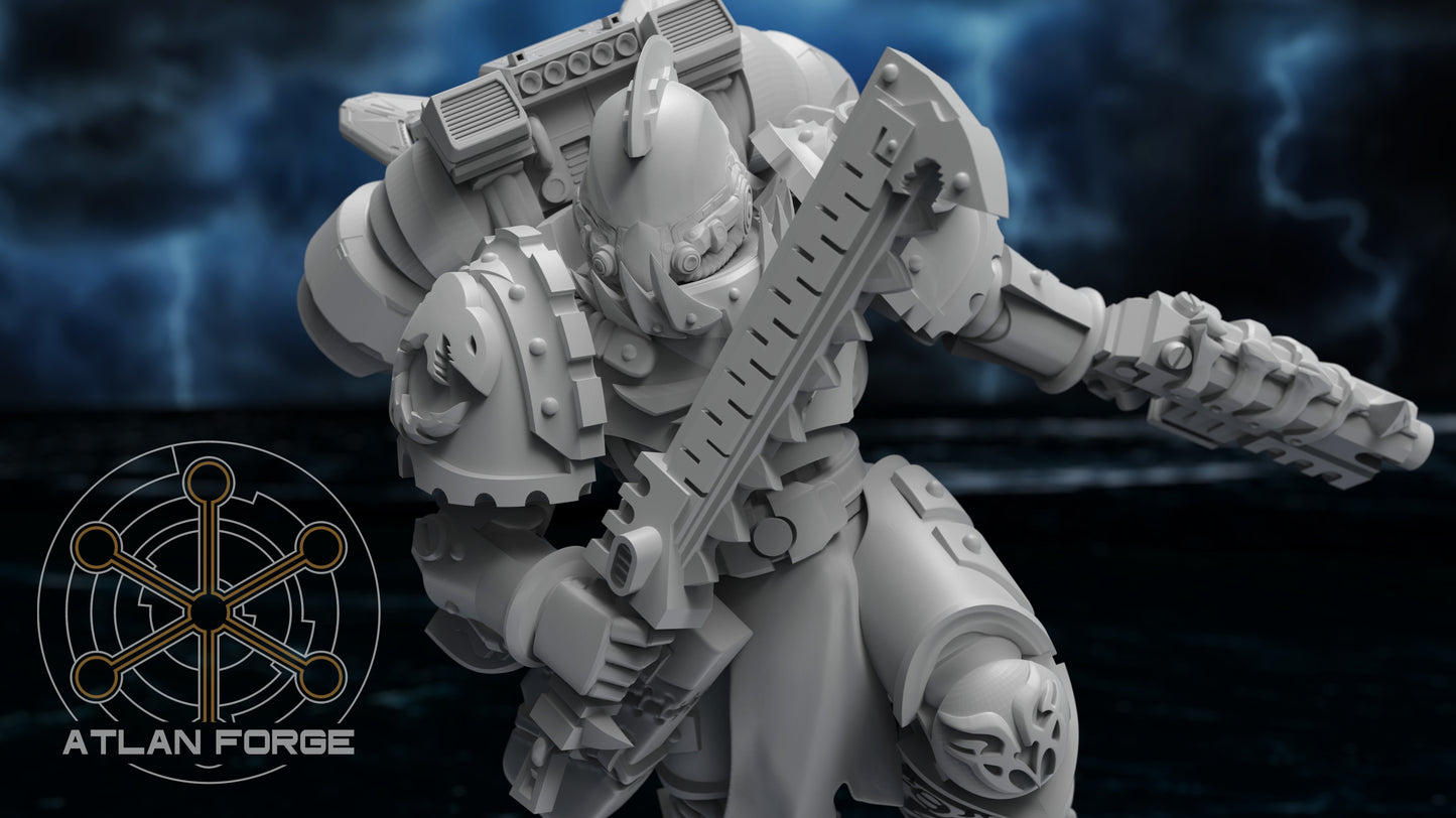 Wai Toa - Kaiwhakangau (Hunters) (5-Unit Set) by Atlan Forge 32mm Base