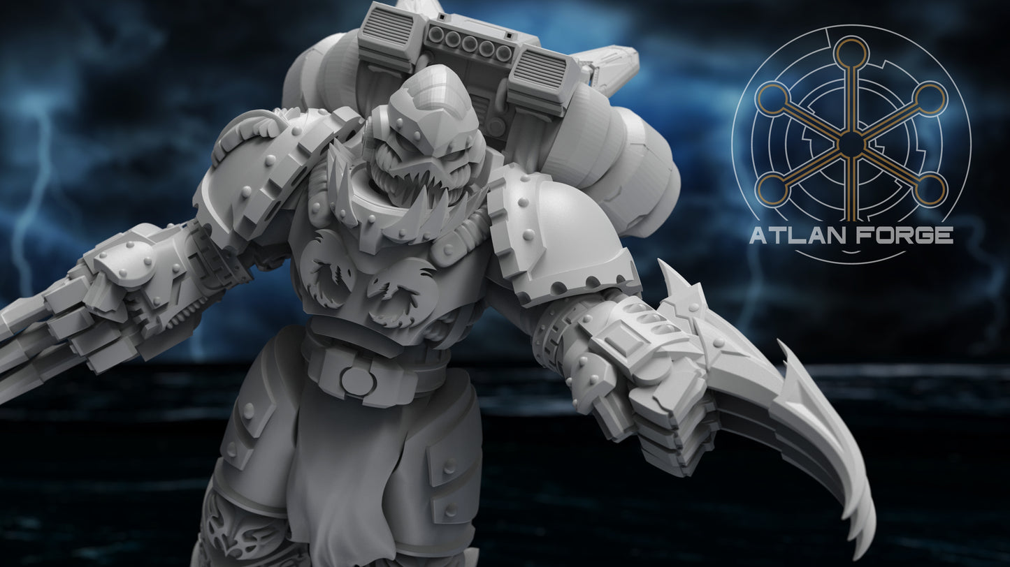 Wai Toa - Kaiwhakangau (Hunters) (5-Unit Set) by Atlan Forge 32mm Base