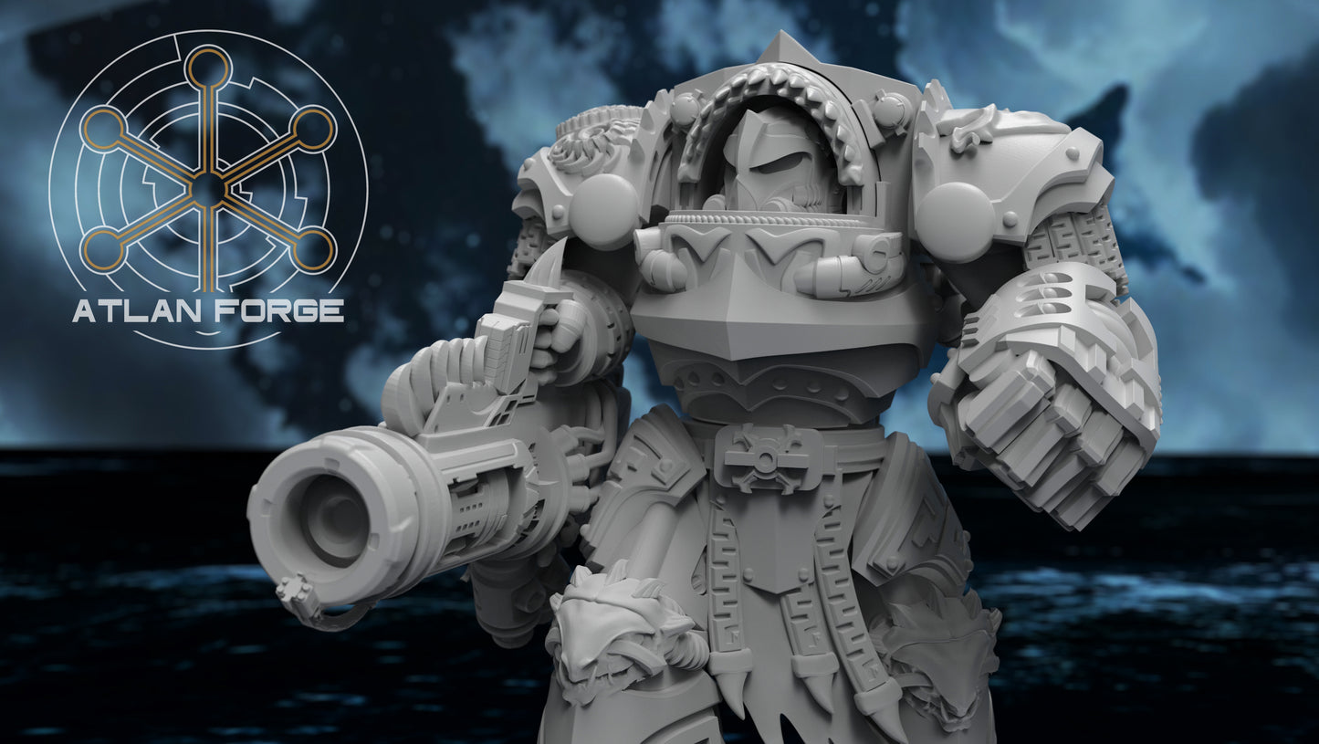 Wai Toa - Roroa Reinforcements (5-Unit Set) by Atlan Forge 32mm Base