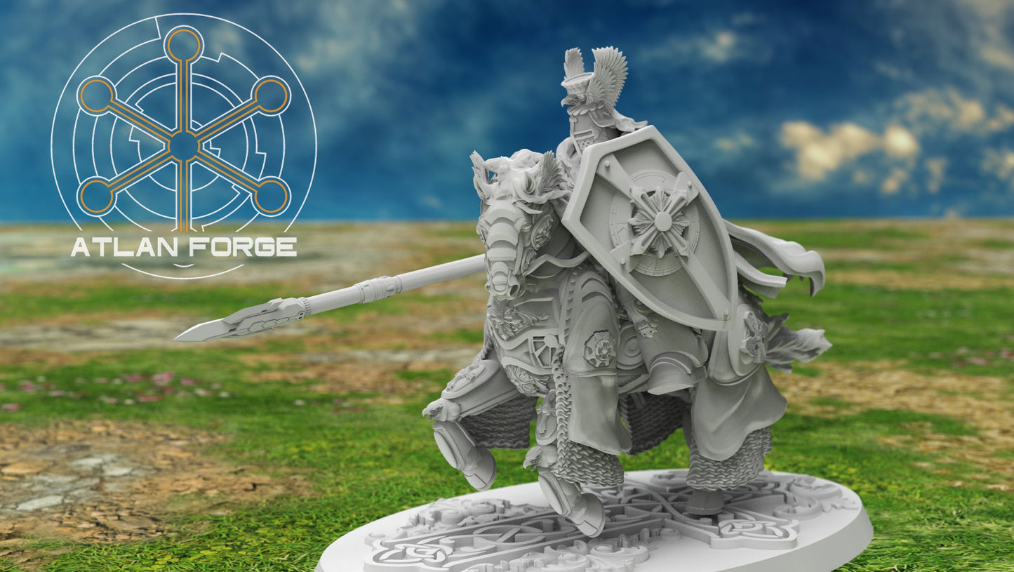 Knights Templar Lancers - Fantasy Edition (5-Unit Set) by Atlan Forge