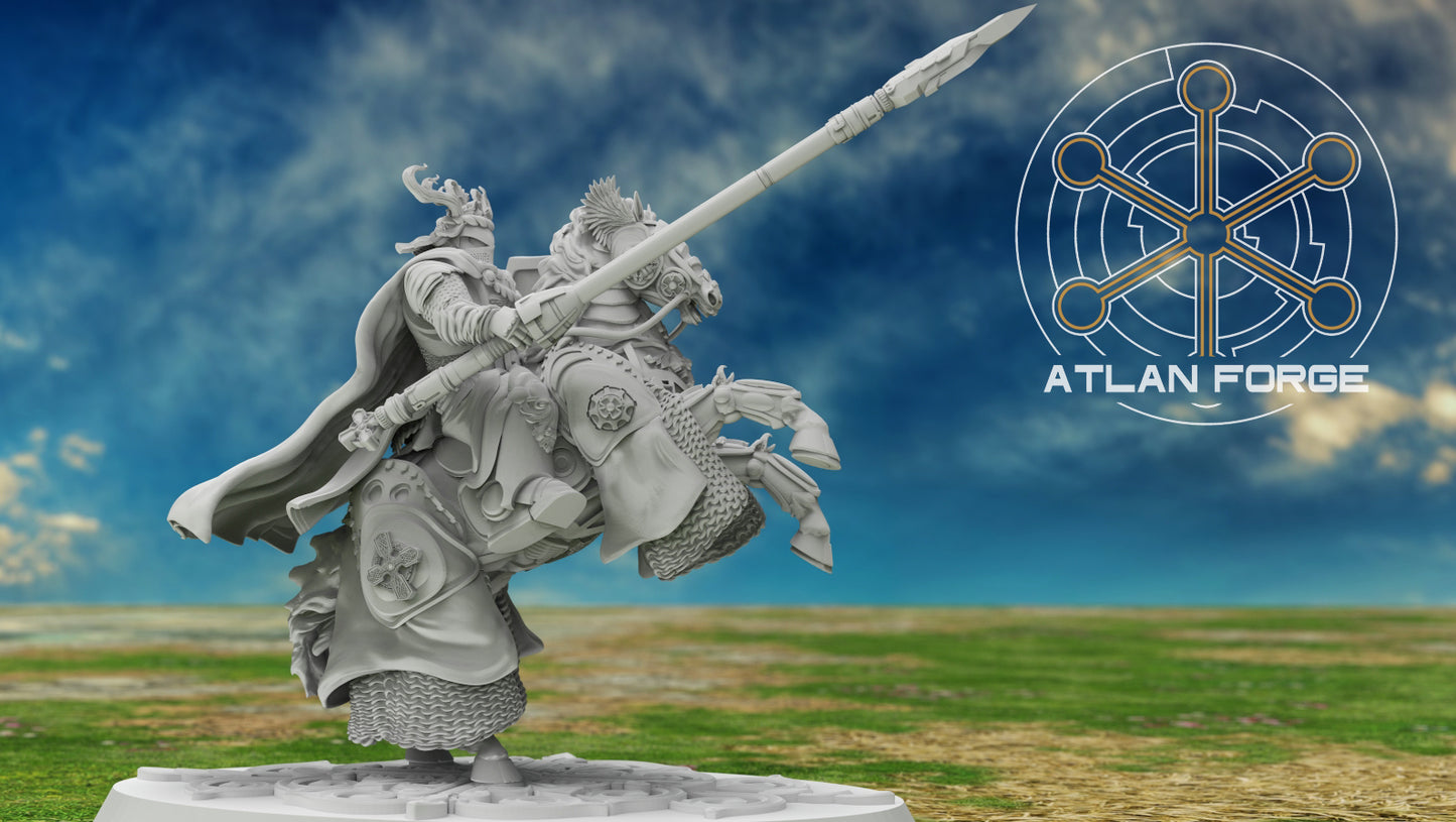 Knights Templar Lancers - Fantasy Edition (5-Unit Set) by Atlan Forge