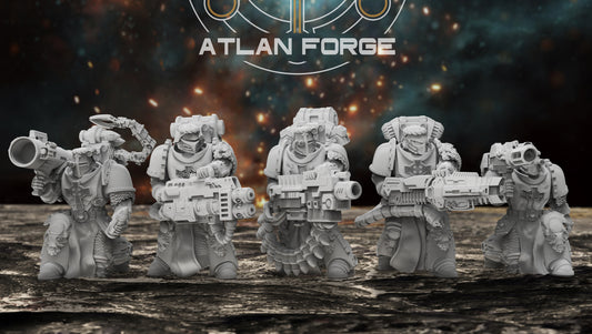 Knights Templar Purgators (5-Unit Set) by Atlan Forge