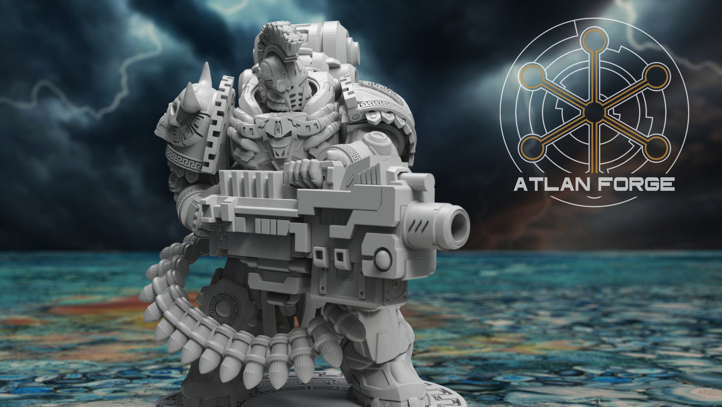 Minoan Heavy Aegis (3-Unit Set) by Atlan Forge 40mm base