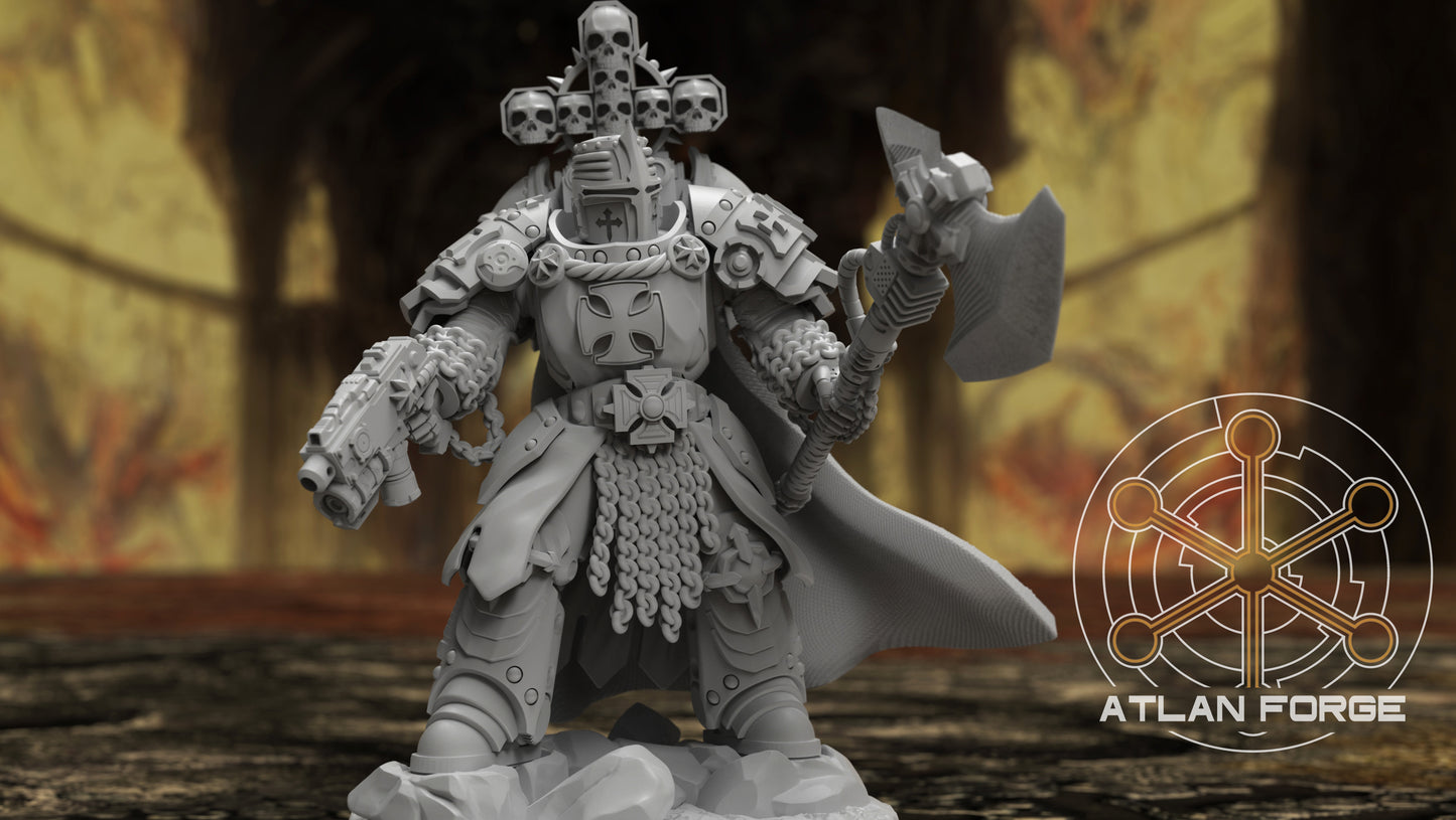 Templar Commander by Atlan Forge 40mm Base