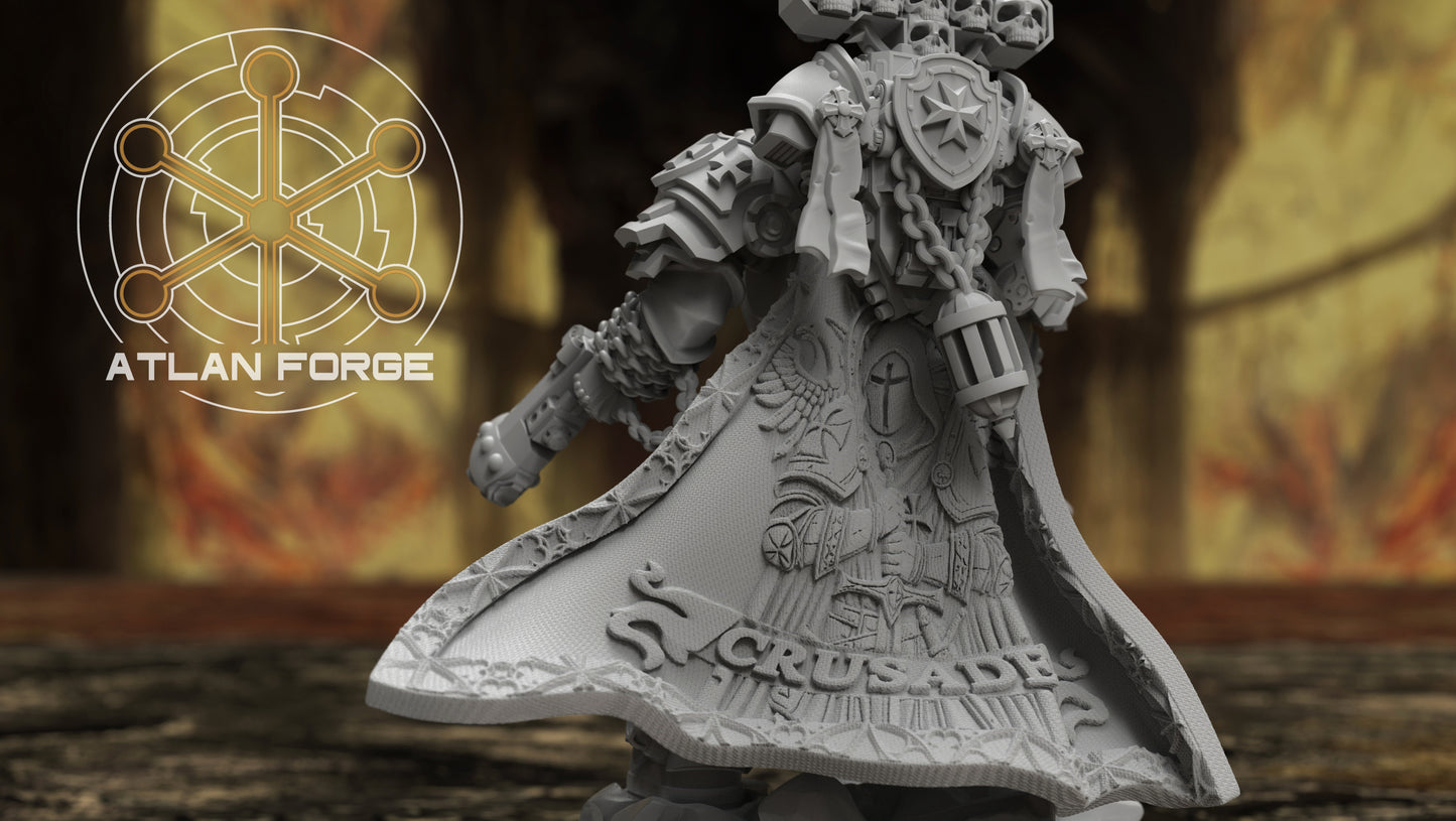 Templar Commander by Atlan Forge 40mm Base