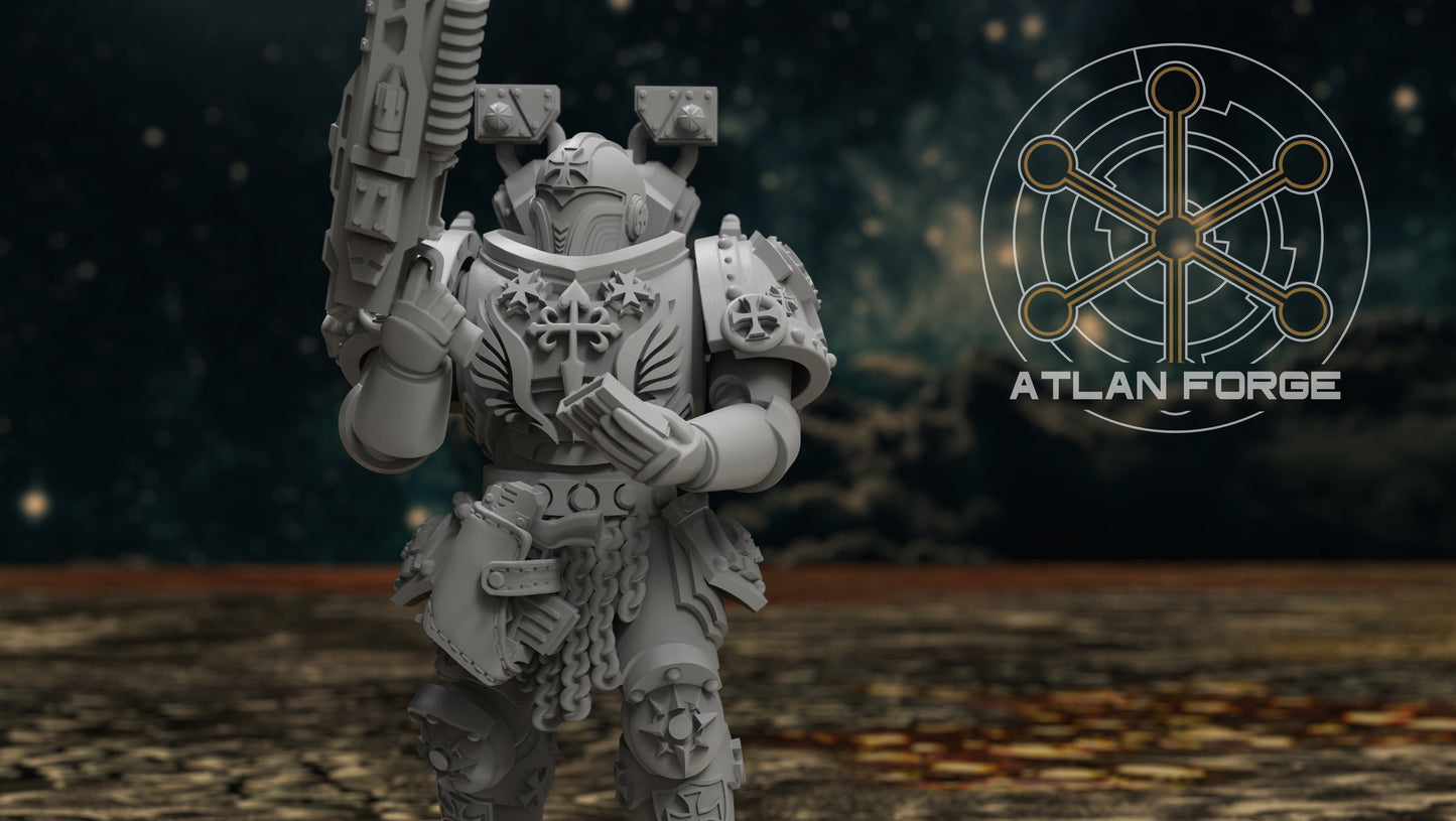Templar Scouts (5-Unit Set) by Atlan Forge 32mm Base