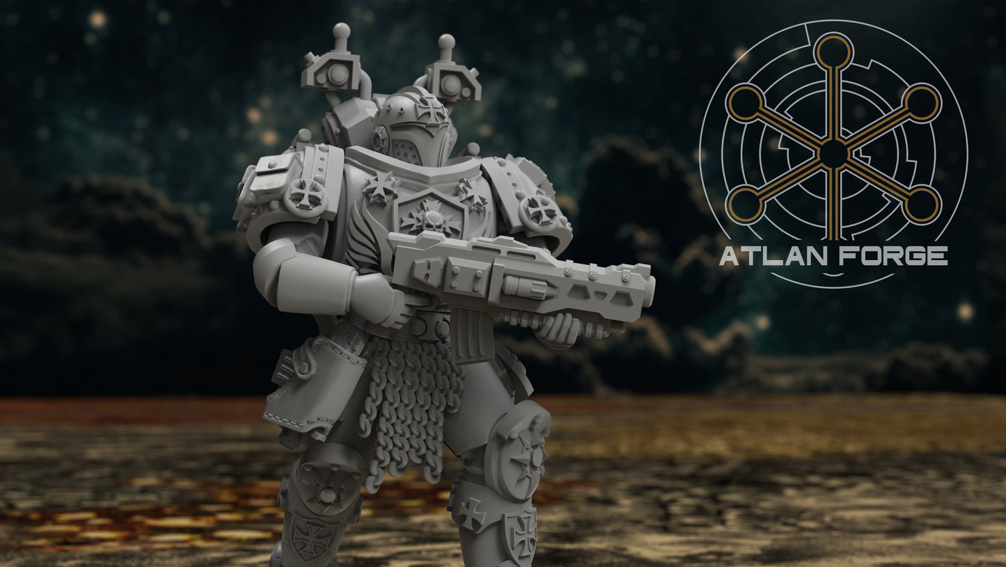 Templar Scouts (5-Unit Set) by Atlan Forge 32mm Base