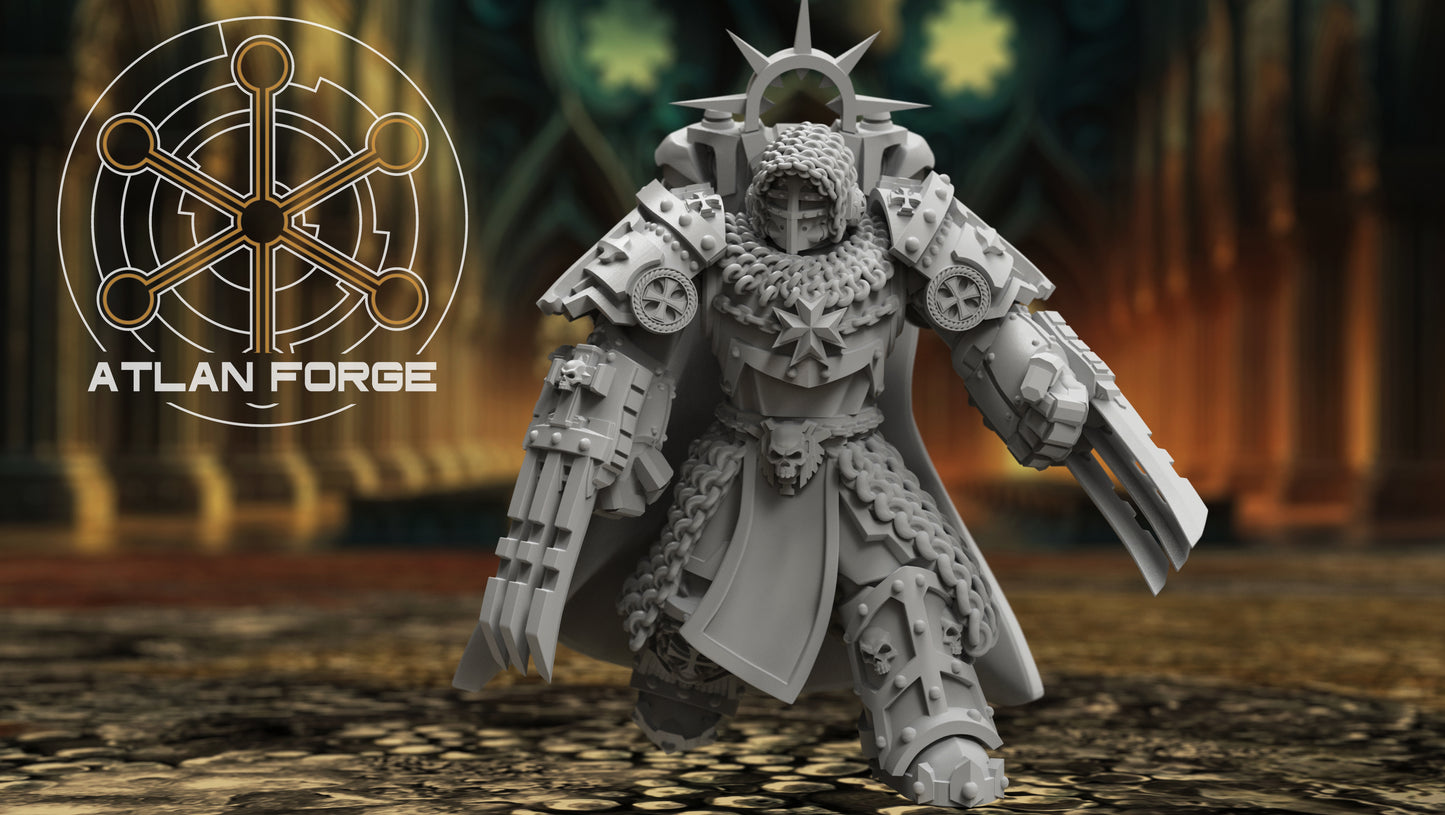 Templar Argenta (5 units )by Atlan Forge 40mm Base