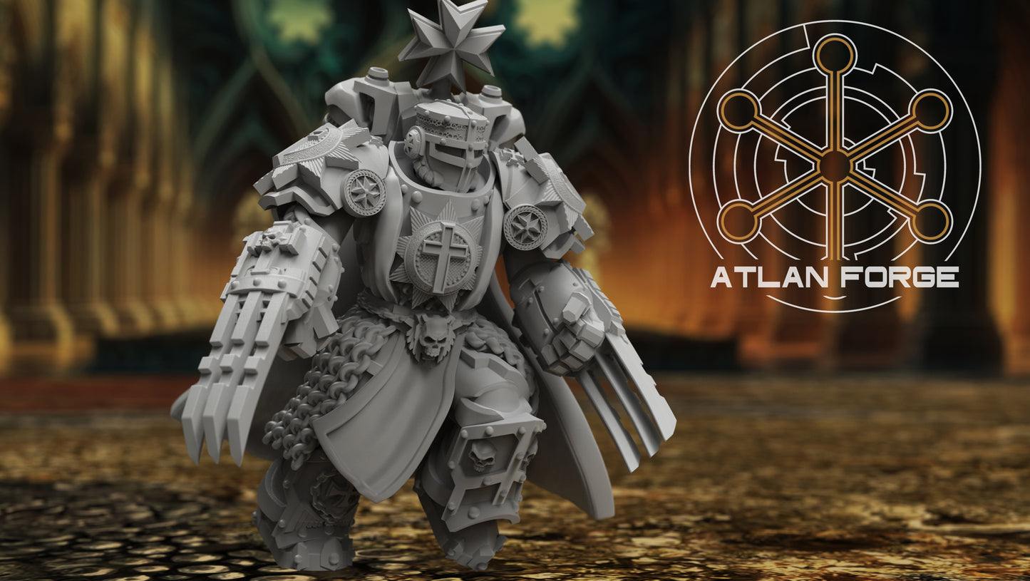 Templar Argenta (5 units )by Atlan Forge 40mm Base