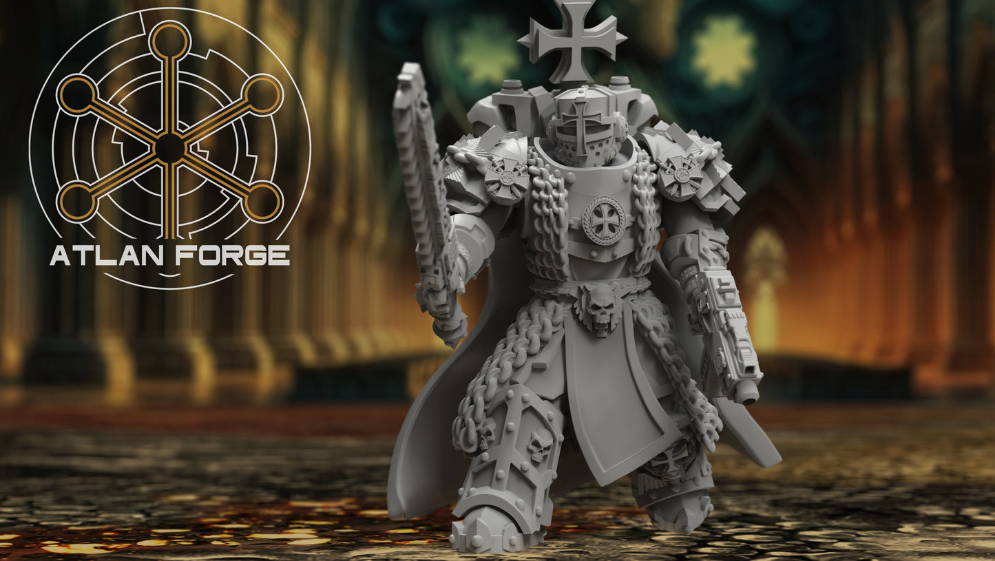 Templar Argenta (5 units )by Atlan Forge 40mm Base