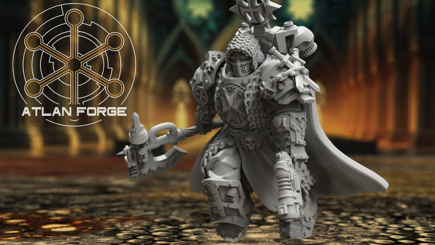Templar Argenta (5 units )by Atlan Forge 40mm Base